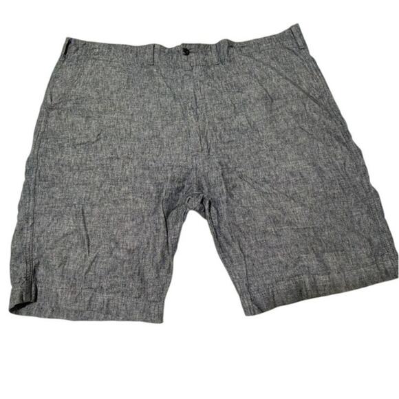 Levis Other - Levi’s Men’s W42 Regular Dark Gray Chambray Linen Blend Shorts